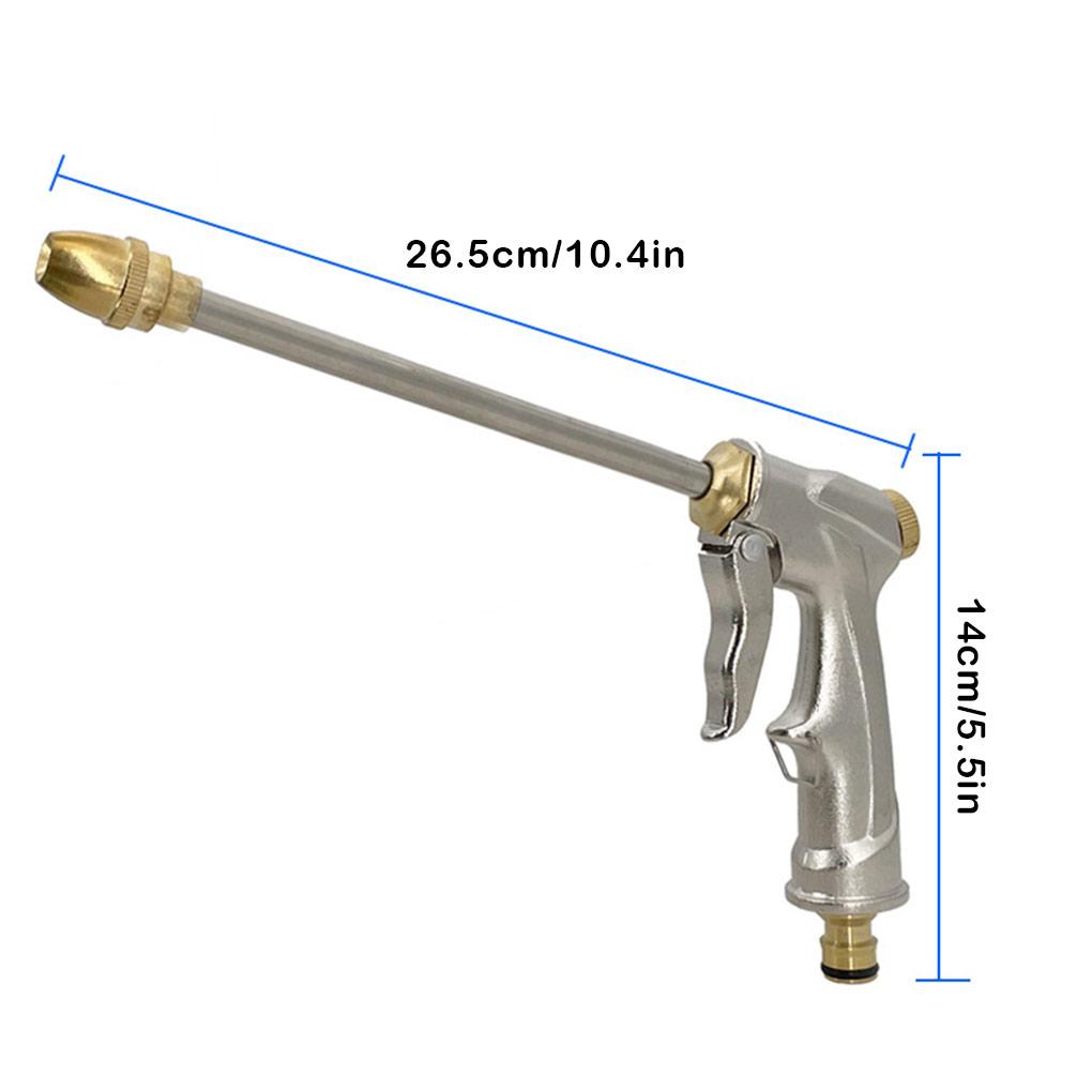 Metal Sprayer Car Washing Sprinkler Zinc Alloy Copper Cleaning Device Garden Drainer Water Saving Pressure Washer Drain Nozzle