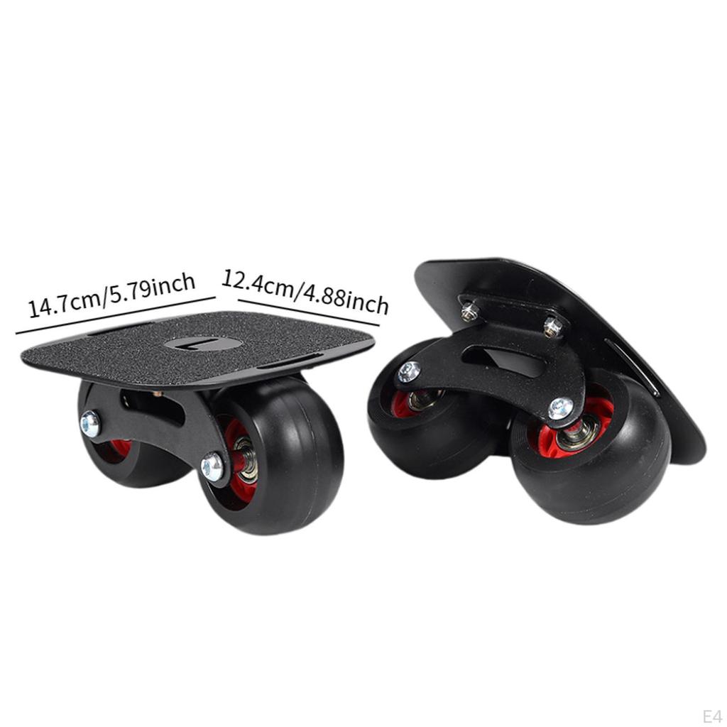 1 Pair of Skateboards, Non-slip, Portable, Fashionable, Light Gift Scooter-street Skates with Wheels