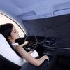 Laser Car Sun Shade Retractable Sun Protector Shade Coversv Windshield Sunshade  Auto Protection