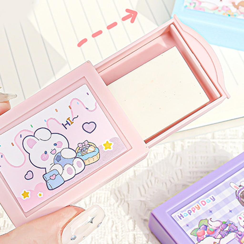 Cartoon Magic Box Erasers Fun Magic Case Erasers Large Rubber Erasers for Kid Student Game Reward Stocking Fillers