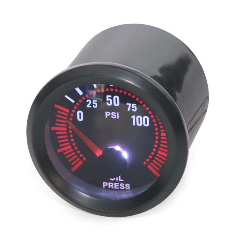 Vehicle Meter 12V Automobile Car Gauge 2" 52mm Water Temp Oil Temp Oil Press Fuel Volts Oil press Meter Gauge