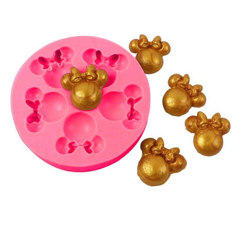 Mini Bows Silicone Fondant Molds Bowknot Candy Chocolate Cake Pop Accessories Cakepop Cupcake Topper Decorating Tools Kitchen