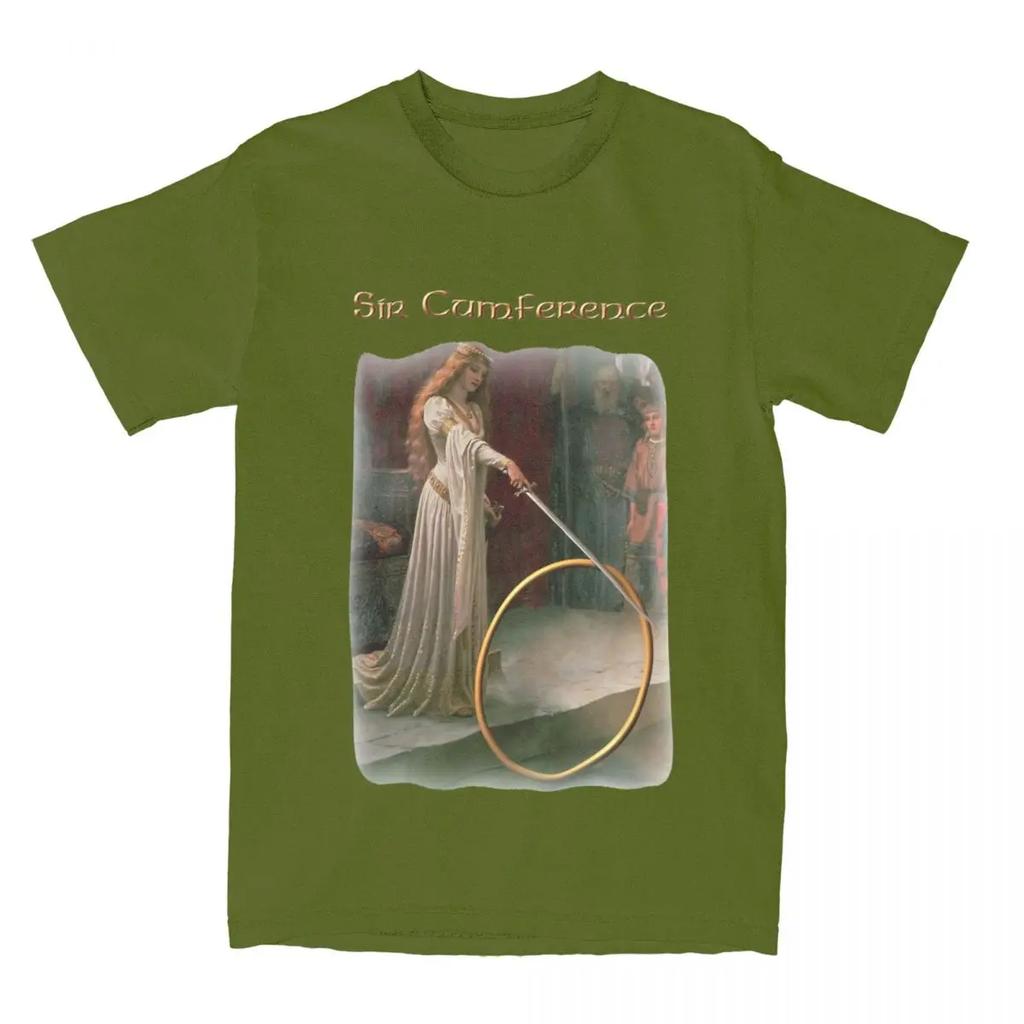 Crazy Medieval Sir Cumference T Shirt Men Women Cotton Fantasy Knight Tees Shirt Printed Clothes