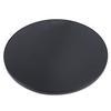 450mm Round Table Top Fade Proof Erosion Resistant Fast Installation Glossy Black Solid Wood Table Topwith Screws for