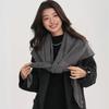 Solid Color Triangle Shawl Striped Cross Scarves Retro Large Wraps  Clothing Accessories