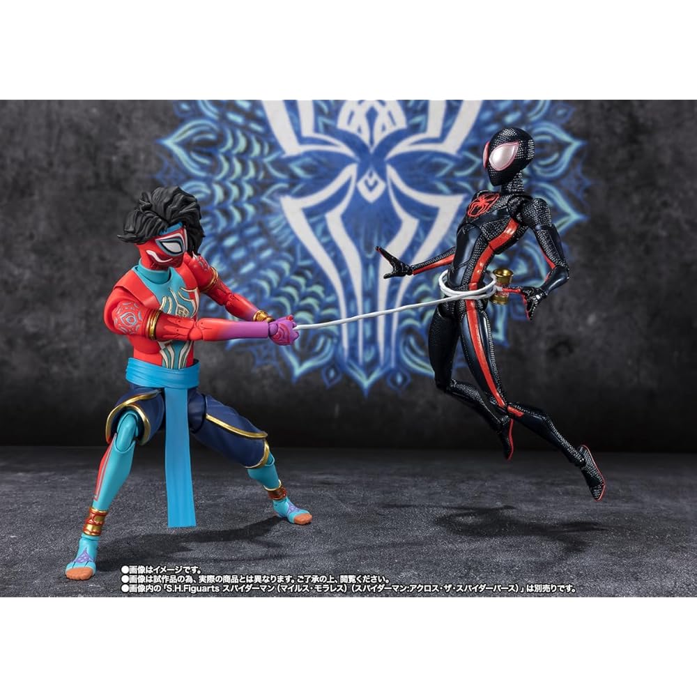 TAMASHII NATIONS Spider-Man Across the Spider-Verse Spider-Man India S.H.Figuarts Action Figure 15 cm