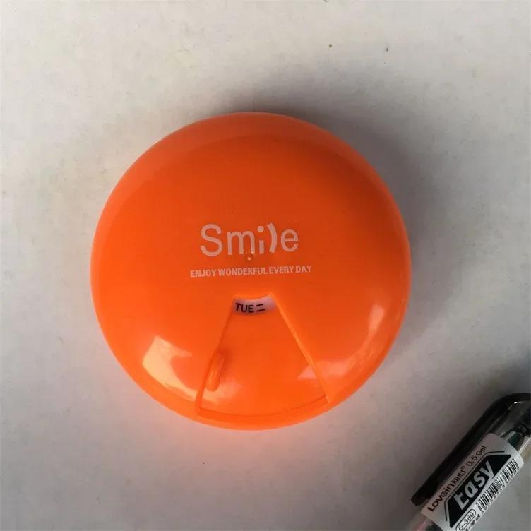 

Portable Pill Cutter Splitter Divide Storage Case Weekly Rotating 7Day Pills Container Organizer Medicine Box Cutter Pillbox