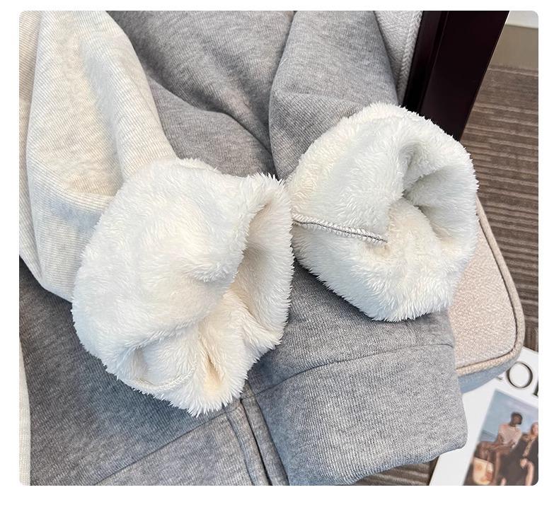 Women's White Fleece-Lined Thick Coat, Cotton-Padded, 2025 New Arctic Cardigan