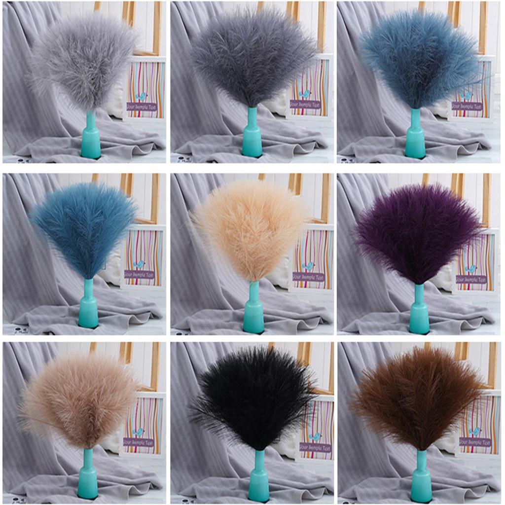 42cm Fluffy Pampas Grass Boho Decor Artificial Flower Fake Plant Reed Simulated Party Wedding Home Decoration Colorful Pampas
