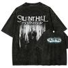 Silent Hill T-Shirts GEWASCHENE Baumwolle Unisex Spiel-T-Shirts