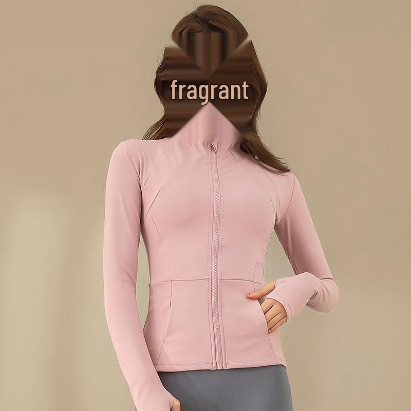 

Женский утягивающий спортивный топ с длинным рукавом Love Dream Bird на осень L розовый