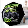 1pc Monster Truck Adventure Umbrella with Plastic Handle,Suitable for All Seasons Home Travel Outdoor UmbrellaM1027