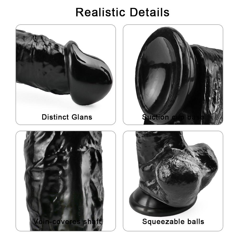 Přísavka Dildo RUNYU Ženská masturbace Realistický penis Bod G Orgasmus Anální kolík Sexuální hračky pro ženy Produkt pro dospělé