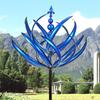 New Modern Minimalist Decorable Harlow Wind Spinner Rotator Harlow Wind Spinner Wrought Iron Windmill Gardening Detachable Plug