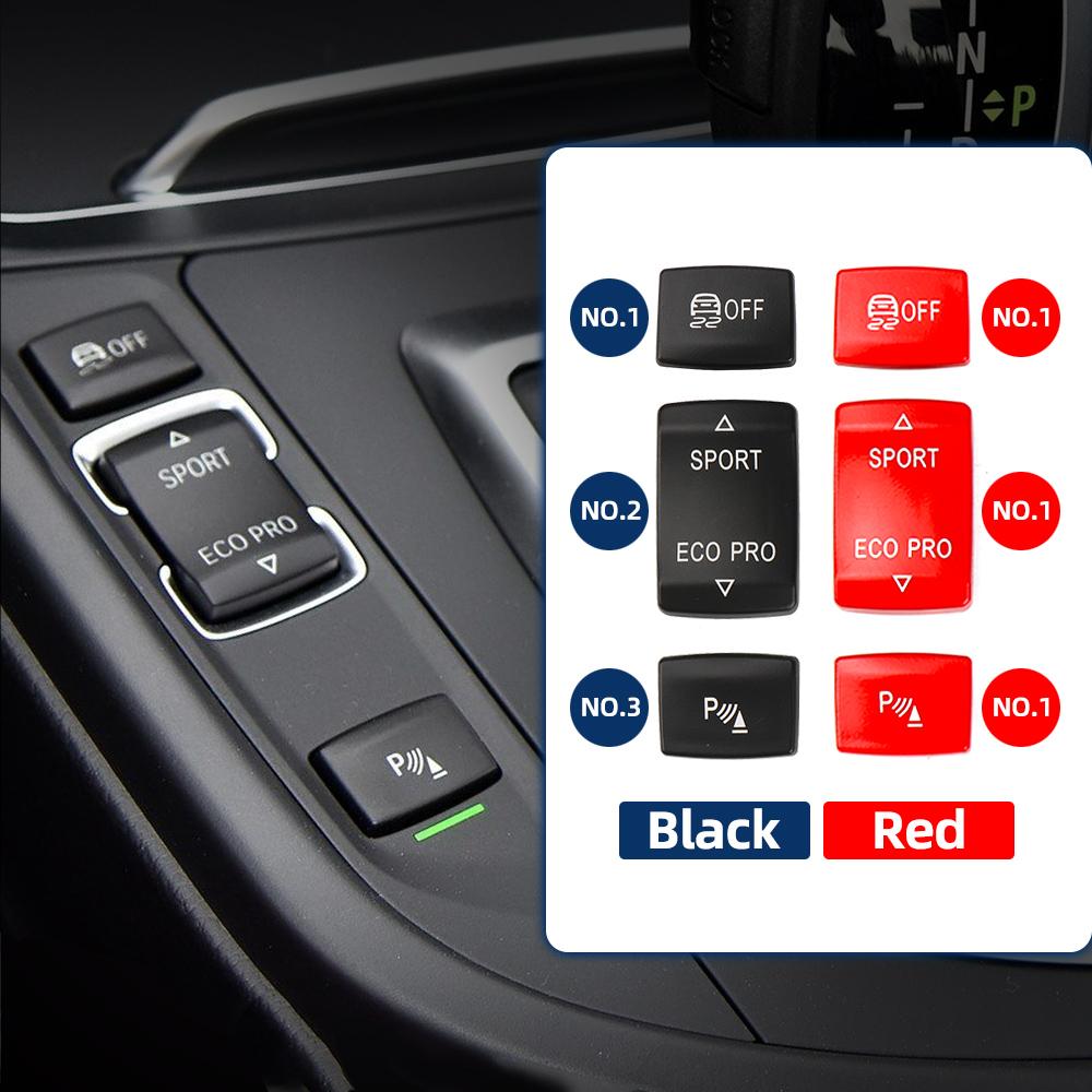 Car ESP Antislip Switch Sport Buttons Radar Sensor Key For BMW 1 2 3 4 Series F20 F22 F30 F34 F35 F32 Red Sports OE 61319252912