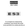 Suitable for Mercedes Benz rear letter sticker W213 C238 w214 E43 E53 E63S E200d E260 E300 E350e E450d 4MATIC V8BITURBO GloosyBK HJS2