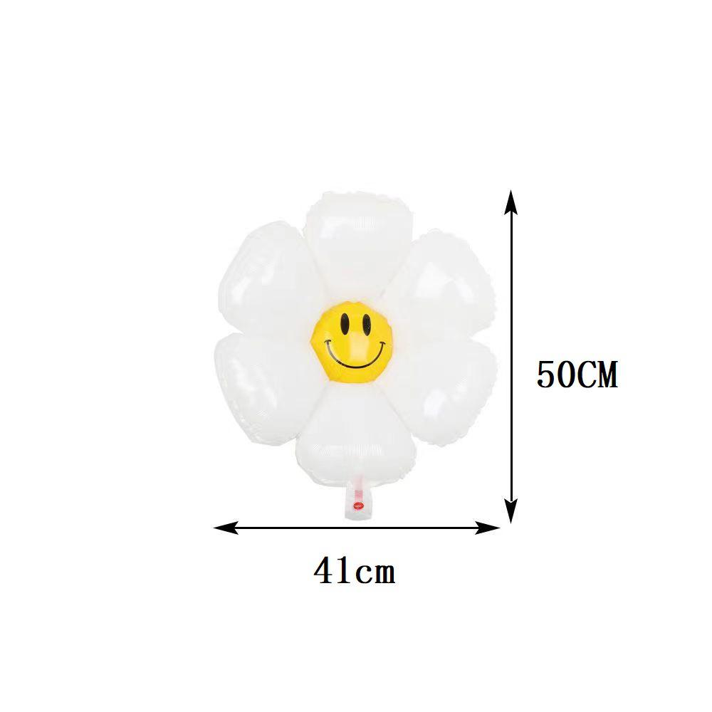 Spring Floral Aluminum Foil Balloons for Birthday Parties and Outdoor Events