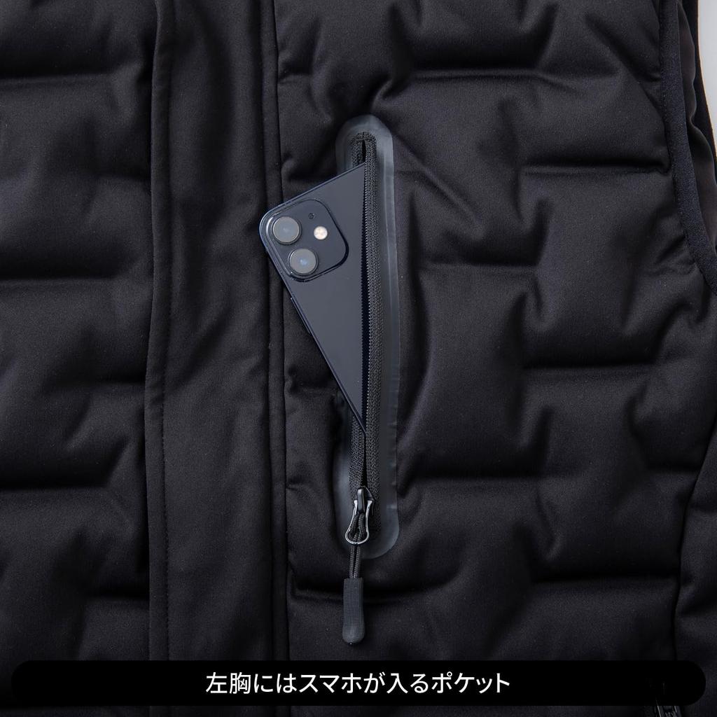 Down Vest FU24Z41 Black x [FIVES] (JP, Alphabet, 3L, Black)
