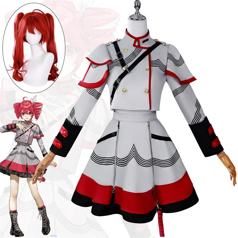Kasane Teto Cosplay Costume Adult Carnival Uniform Anime Halloween Party Costumes Masquerade Women Game