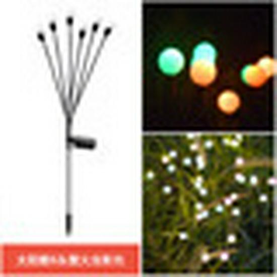 Solar Firefly Garden Lights: LED Courtyard Decor for Festive Ambiance.
