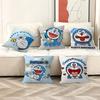 Children Anime D-Doraemon Cushion Cover Inches Farmhouse Decor Home Throw Pillow Covers for Couch Decorations