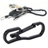 Multifunctional Carabiner for Key Ring Clip for Titanium Plating for Key Chain Holder Bottle Opener for Home, Office, Ca