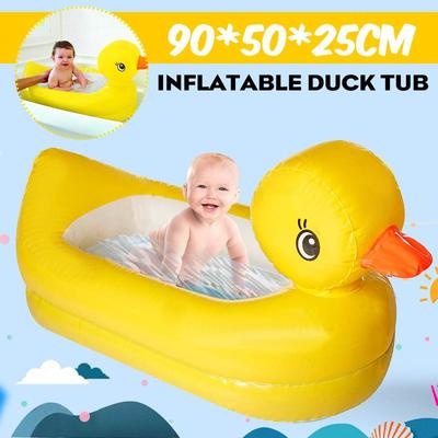 Duck Shape PVC Kids Inflatable Swimming Pool Bathing Tub Children's Home Use Paddling Pool Inflatable Swimming Pool for