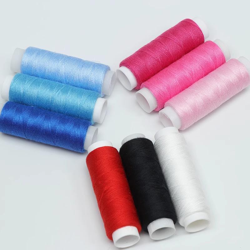 Multicolor Household 402 Sewing Machine Thread & Needle Set - DIY Hand Sewing Accessories