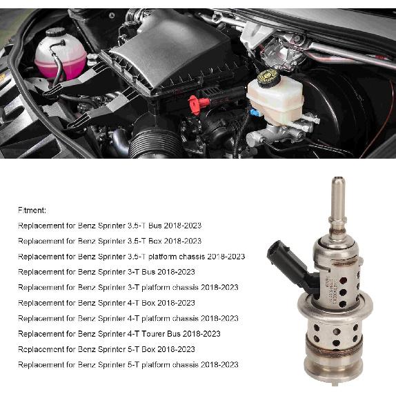 Injector, Metal Injector Accurate Rate Long Durability A0004900200 Replacement for Sprinter