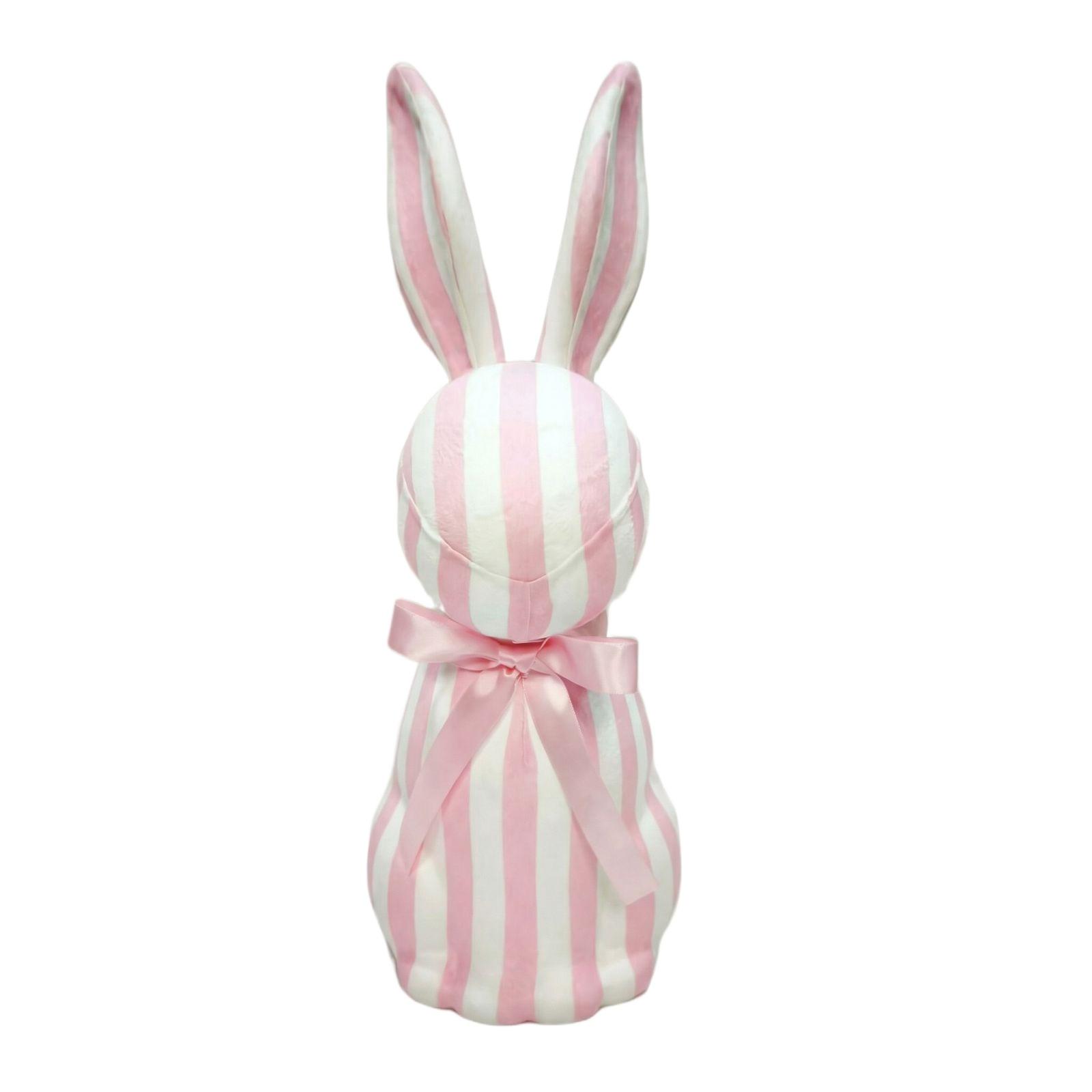 

Easter-themed Striped Bunny Desktop Decoration One Size белый