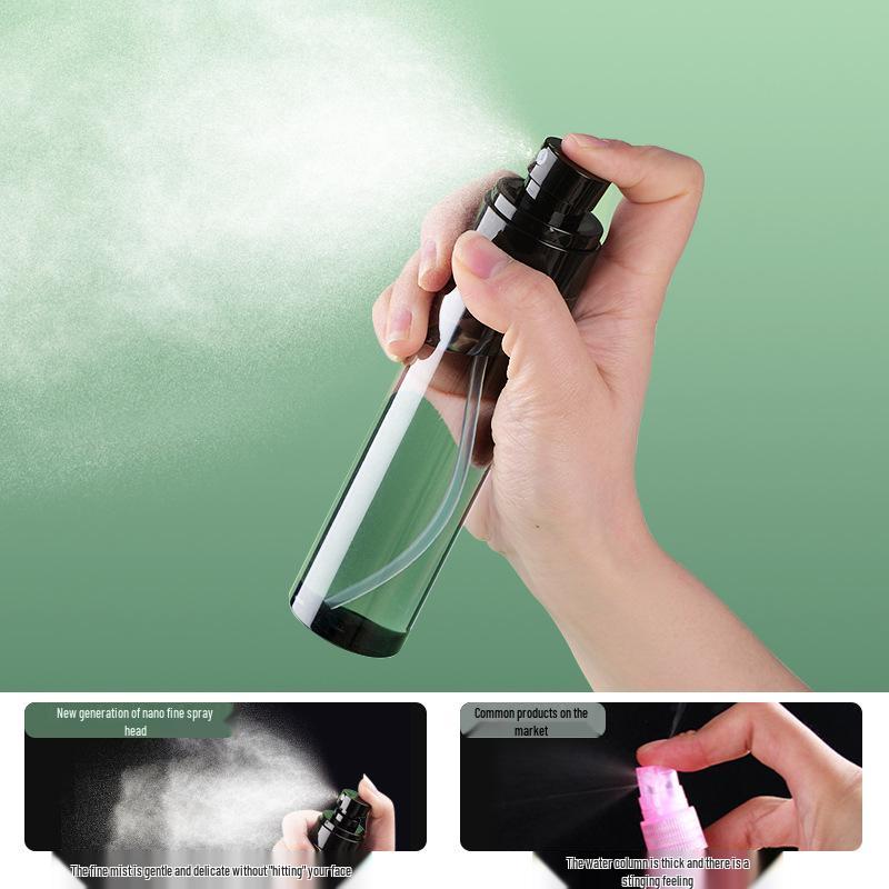 Ultra-Fine Mist Portable Spray Bottle for Makeup, Water & Alcohol - Compact, Moisturizing Travel Size