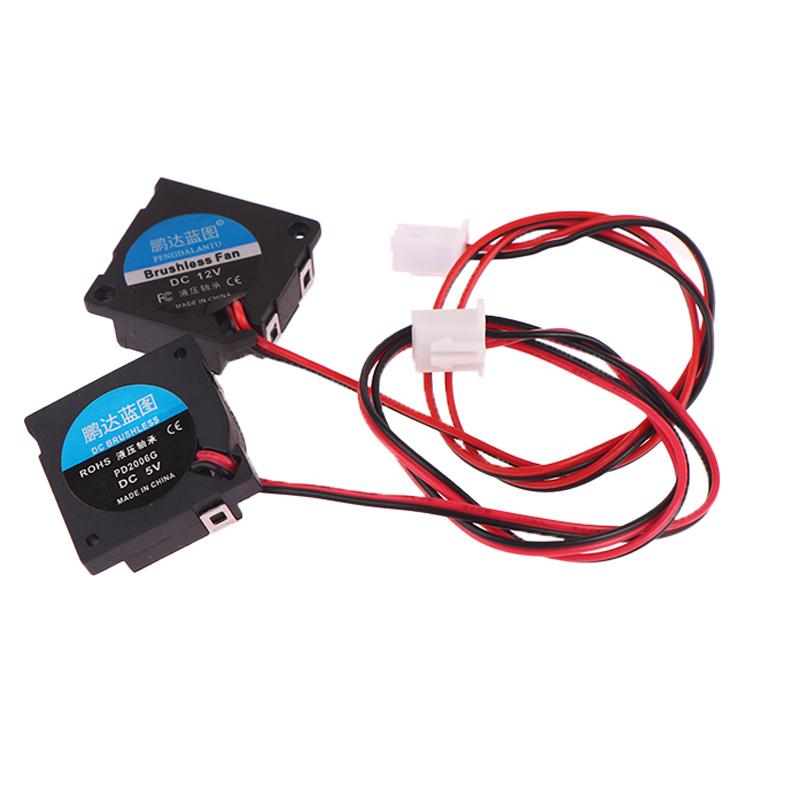 1Pc 2006 5V 12V 2Cm 20Mm Fan 20X20X6Mm Blower Fan Ultrathin Fan Mini Laptop Fan Blower Fan Humidifier Faninduction Cooker Fan