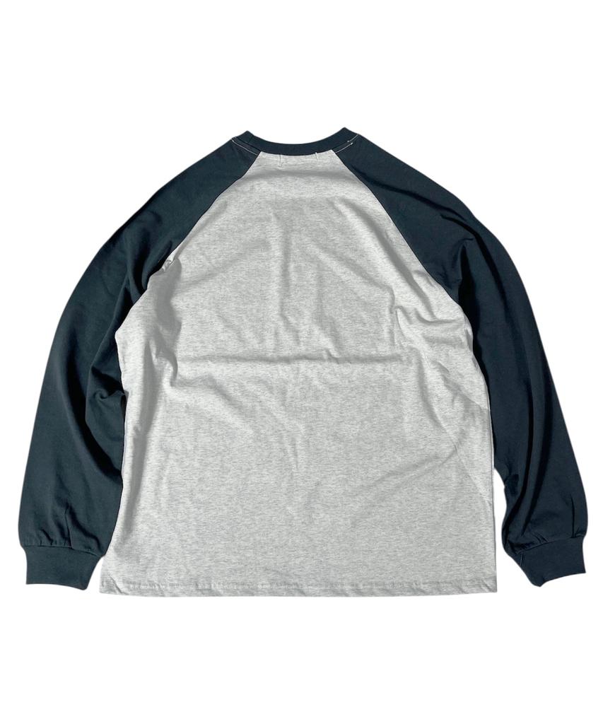 SK8ER ROCK Mary Raglan T-Shirt ((Oatmeal/Charcoal))