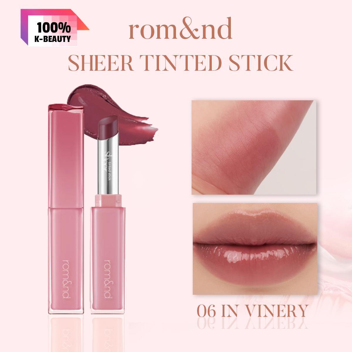 Rom&nd Romand Тинтующий стик SHEER 2 г / 0,07 унции (7 вариантов цвета)