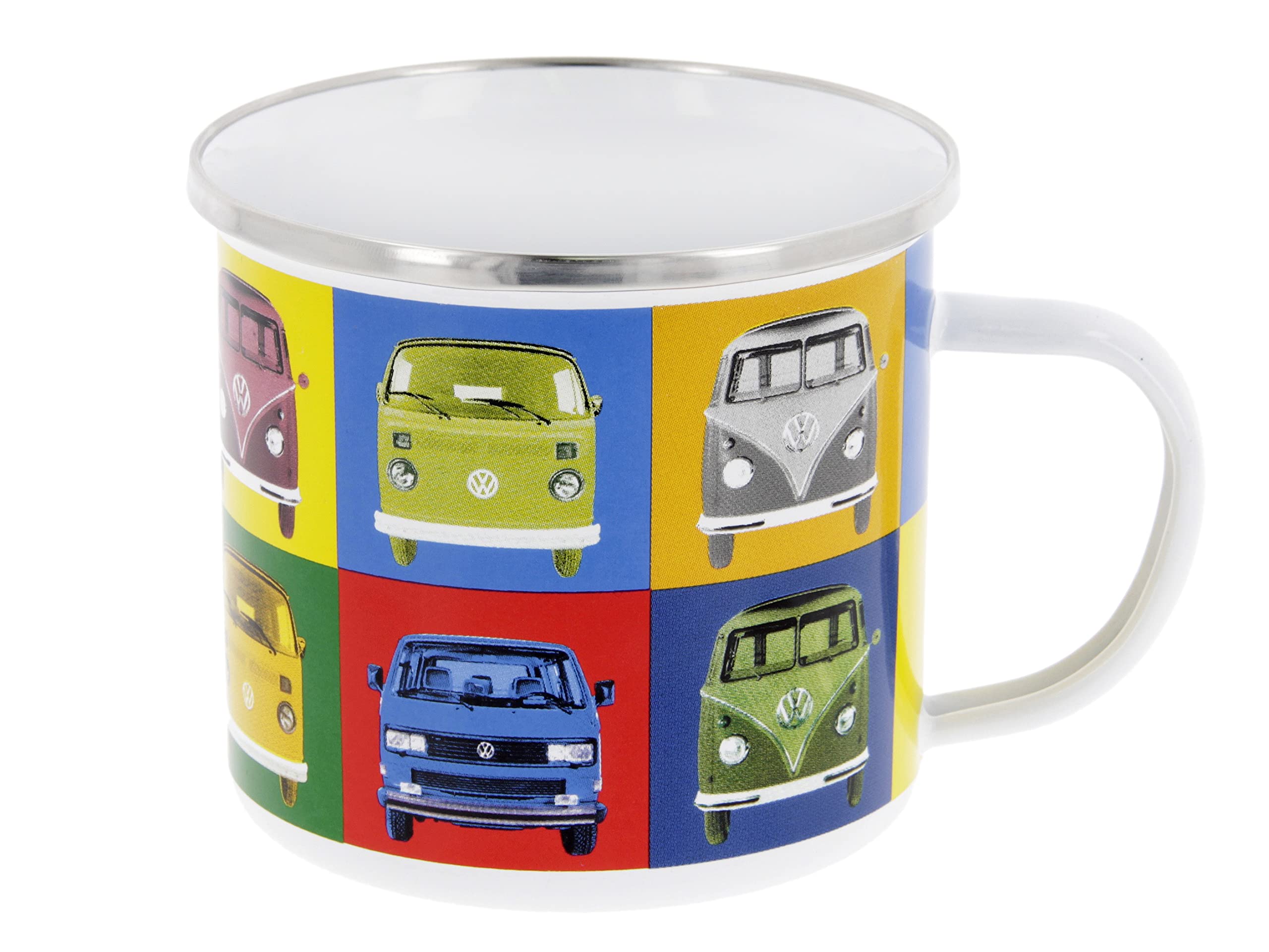 

VW Collection T1 Bath Enamel Mug, 500ml, Multicolor, BUTA31