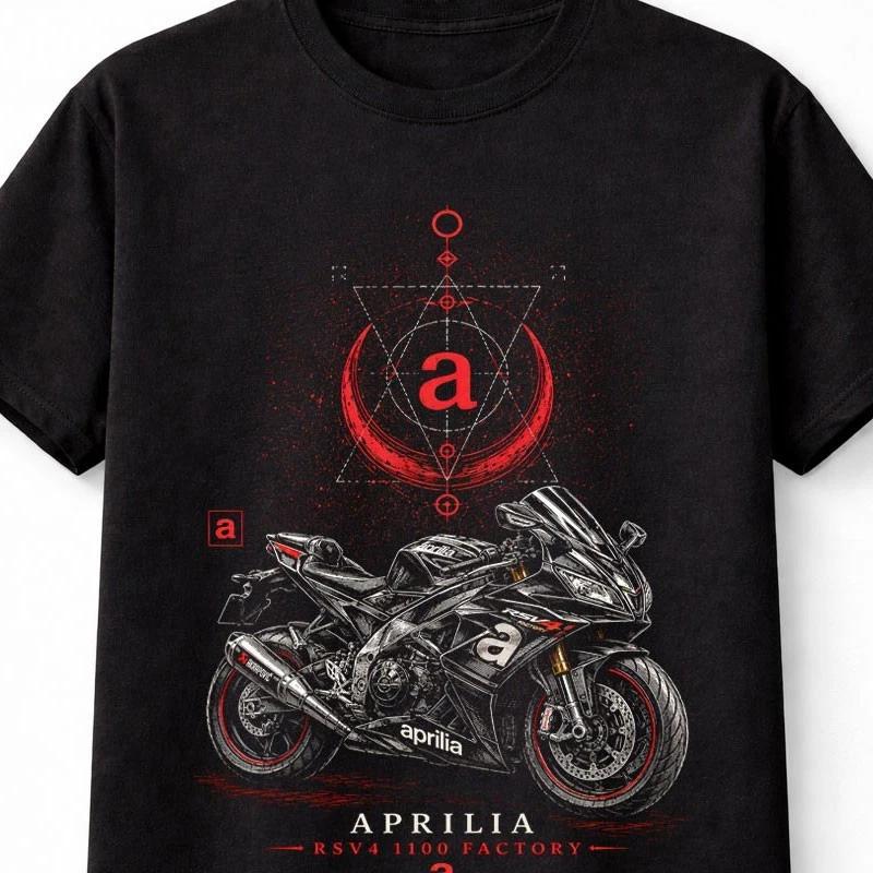 Aprilia RSV4 1100 Factory Superbike Motorcycle Rider Unisex TShirt S