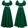 Frühling 2025 Damen Mittelalterliches High-Waist Bridgerton Cosplay-Kleid