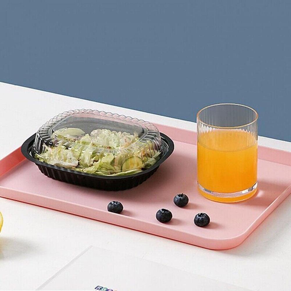 Stable Environmentally Dining Bar Heat-Resistant Trays Flat