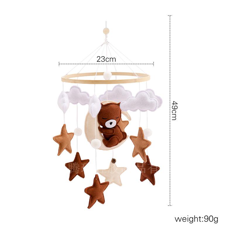 Rotating Crib Mobile: Newborn Baby Sleep Aid & Educational Rattle Toy