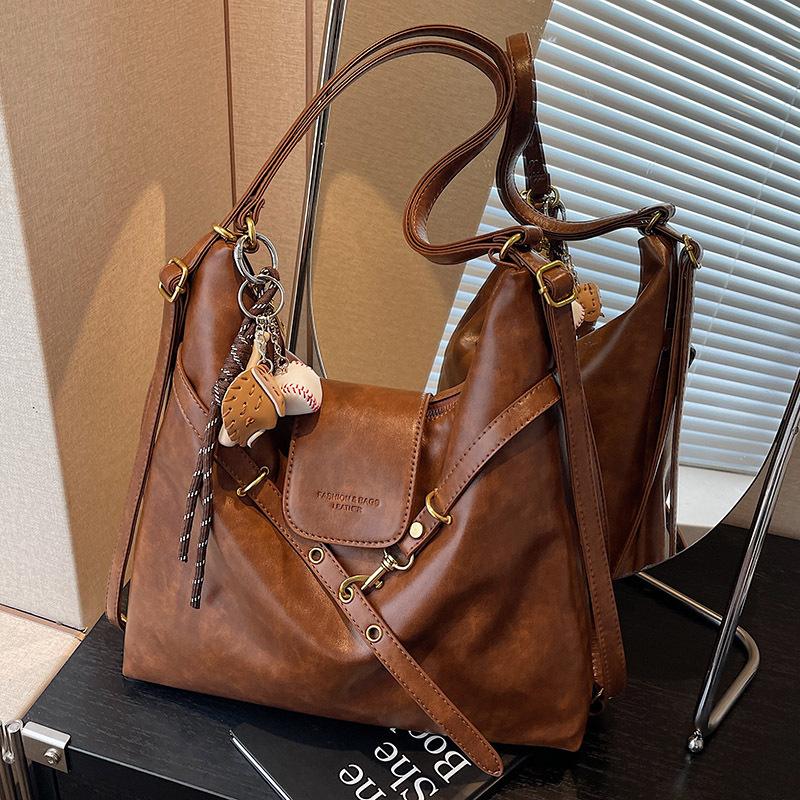 Autumn and Winter Large-capacity Backpack Bag Women's New Fashion Commuter Bag Versatile Shoulder Tote Bag Multi-purpose Women's Bag