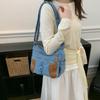 Fashion Vintage Design Women's Crossbody Bag High Quality Denim Fabric Shoulder Bag Large Capacity Tote Bag Lightweight Handbags