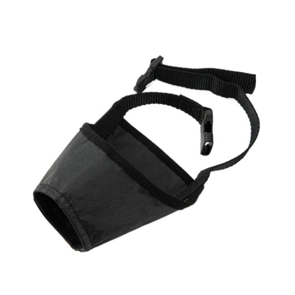 Polyester Dog Mouth Mask Adjustable Dogs Mouth Cover Anti Bite Dogs Muzzles  Walking