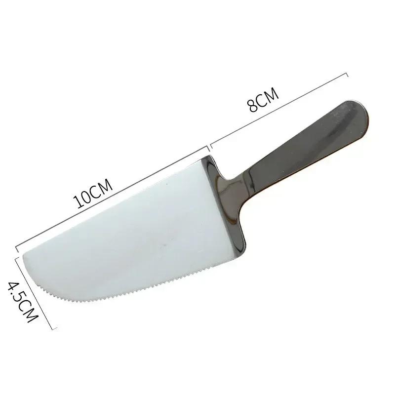 

Kitchen Creative Shape Stainless Steel Cake Shovel Knife Pie Pizza Cheese Server Divider Knives Baking Household Kitchen Tools
