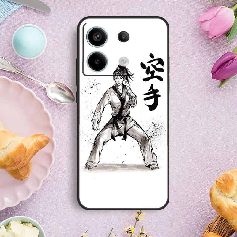 Kung Fu Karate Taekwondo Martial Case For Xiaomi Redmi Note 15 Pro Plus 10 11 12 13 14 Pro Cover For Redmi 14C 15C 12C 10C 13C