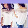 Moda de Qualidade Premium Blusa Casual Solta Feminina Manga Curta Camiseta de Verão