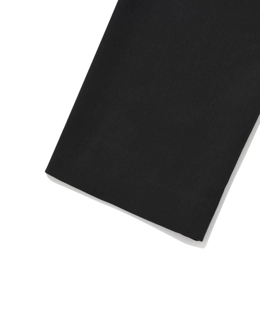 COVERNAT Tapered Easy Banding Slacks Black