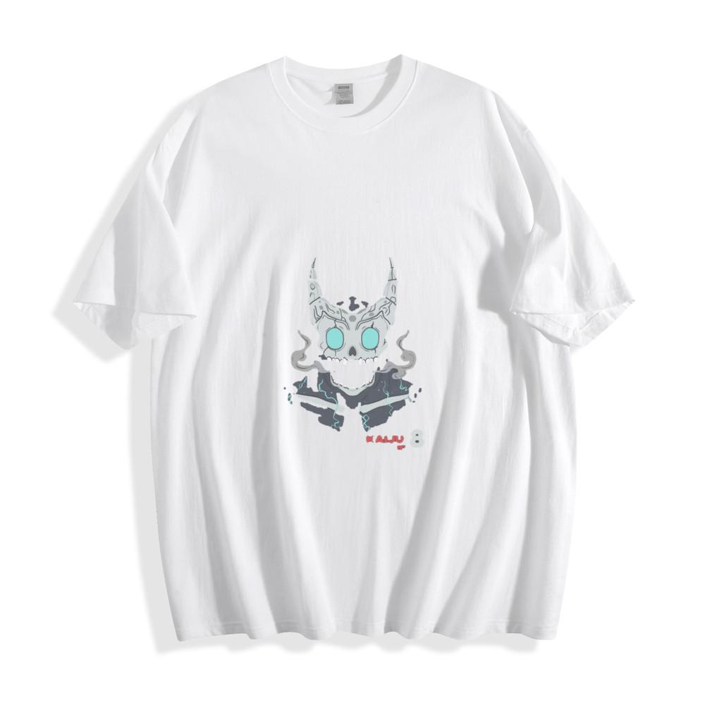 Kaiju No. 8 Skull Storm T-Shirt - Striking Anime Monster Design Unisex Tee