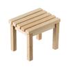 1:Maßstab 1:12 Spielhaus Restaurant Wohnzimmer Miniatur Stuhl Sofa Haus Zubehör Holz Mini Hocker Puppenhaus Möbel