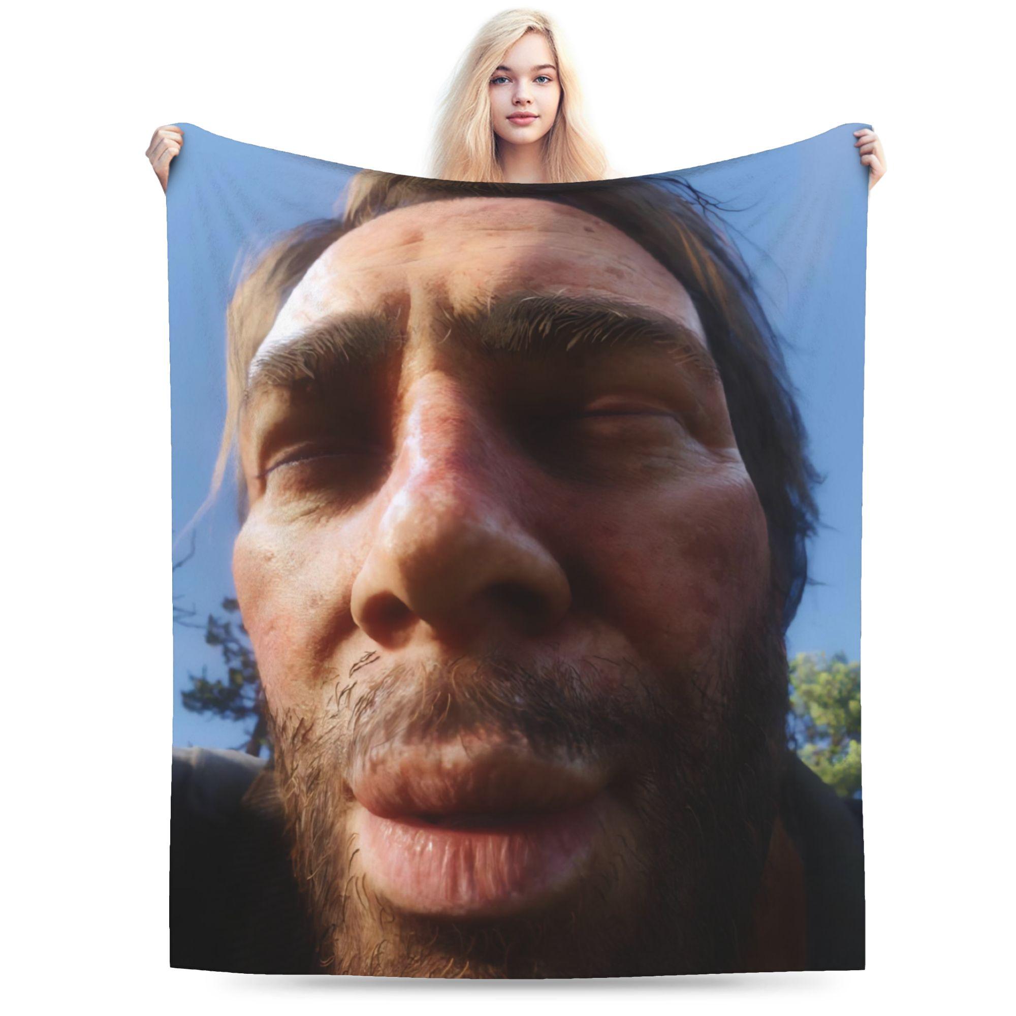 

Arthur Morgan Meme Blankets RDR2 Game Plush Vintage Warm Throw Blanket for Bed Sofa Textile Decor 130x150cm