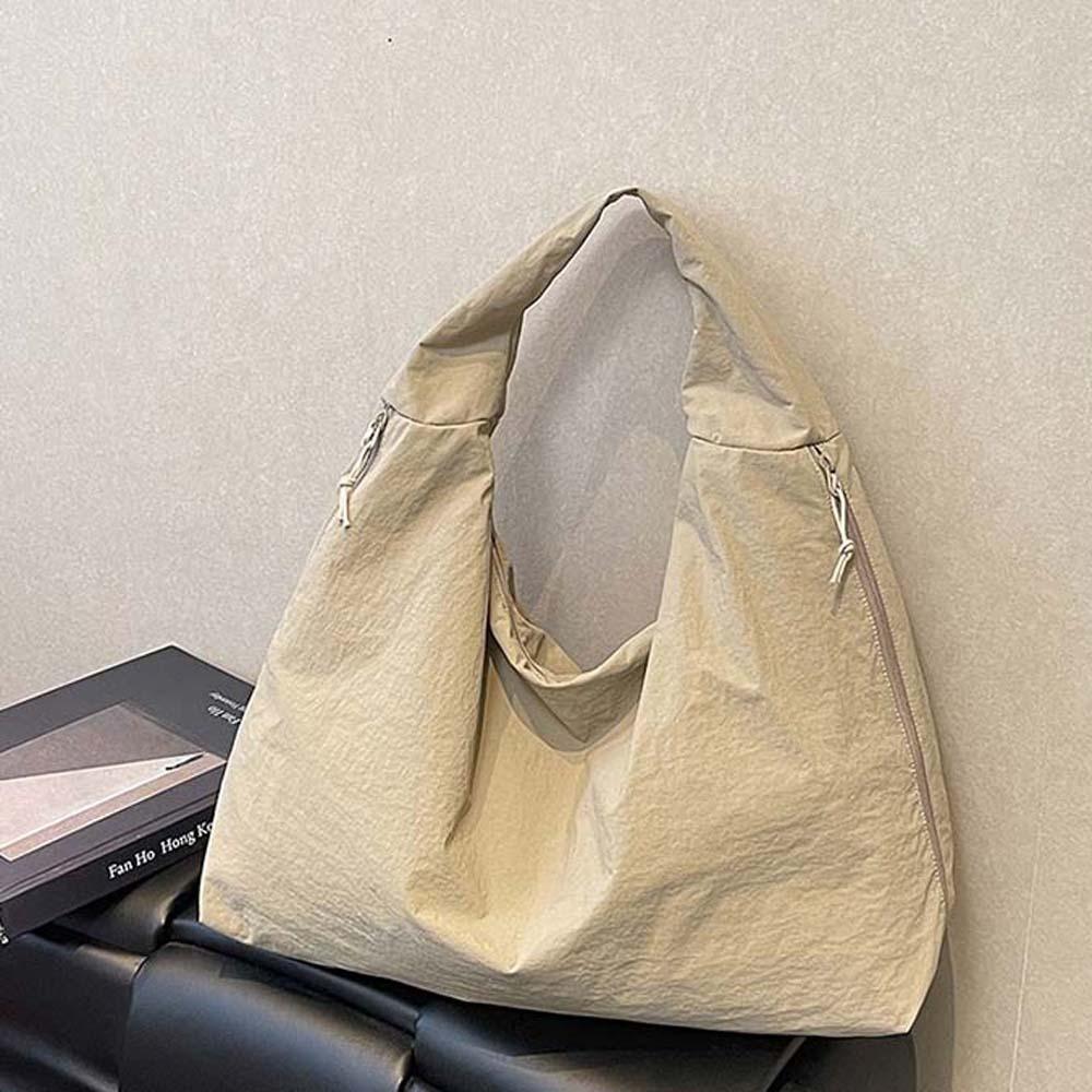 Casual Large Capacity Tote Bag Multi-Pocket Versatile Commuting Handbag Storage Pouch Travel